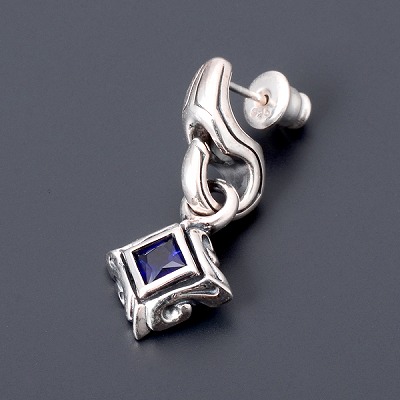 シルバースタッドピアス(片耳用)