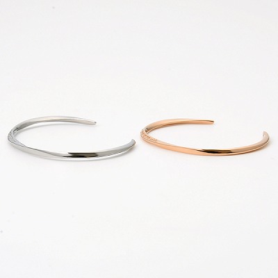 ステンレスペアバングル