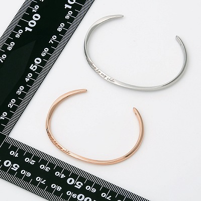 ステンレスペアバングル