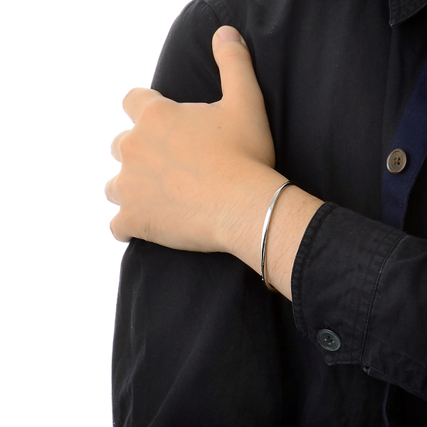 ステンレスペアバングル