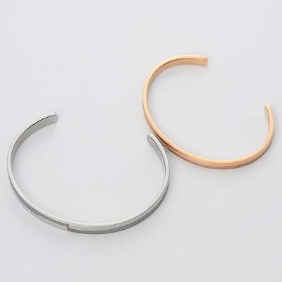 ステンレスペアバングル