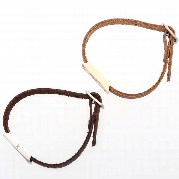 レザーペアブレスレット