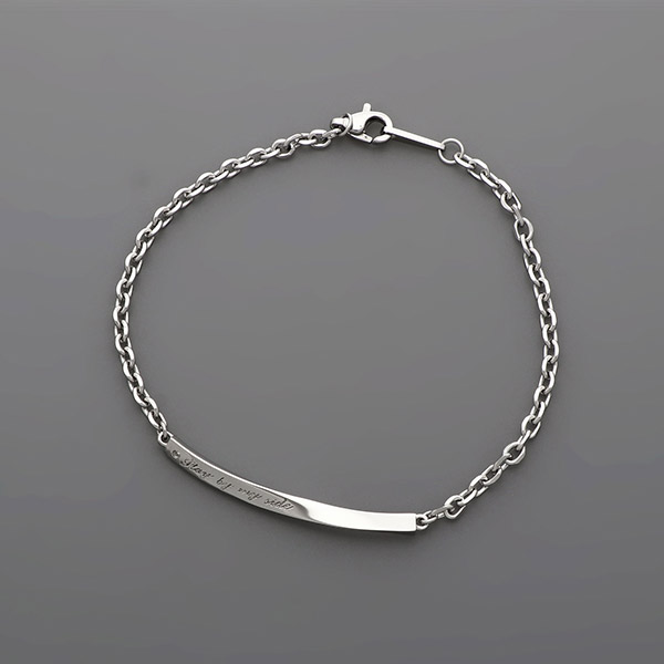 ステンレスペアブレスレット