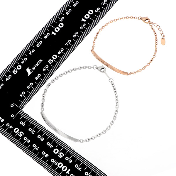 ステンレスペアブレスレット