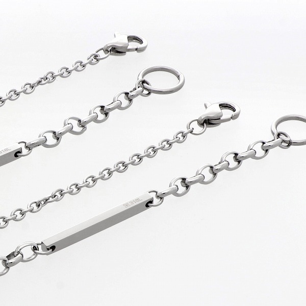 ステンレスペアブレスレット