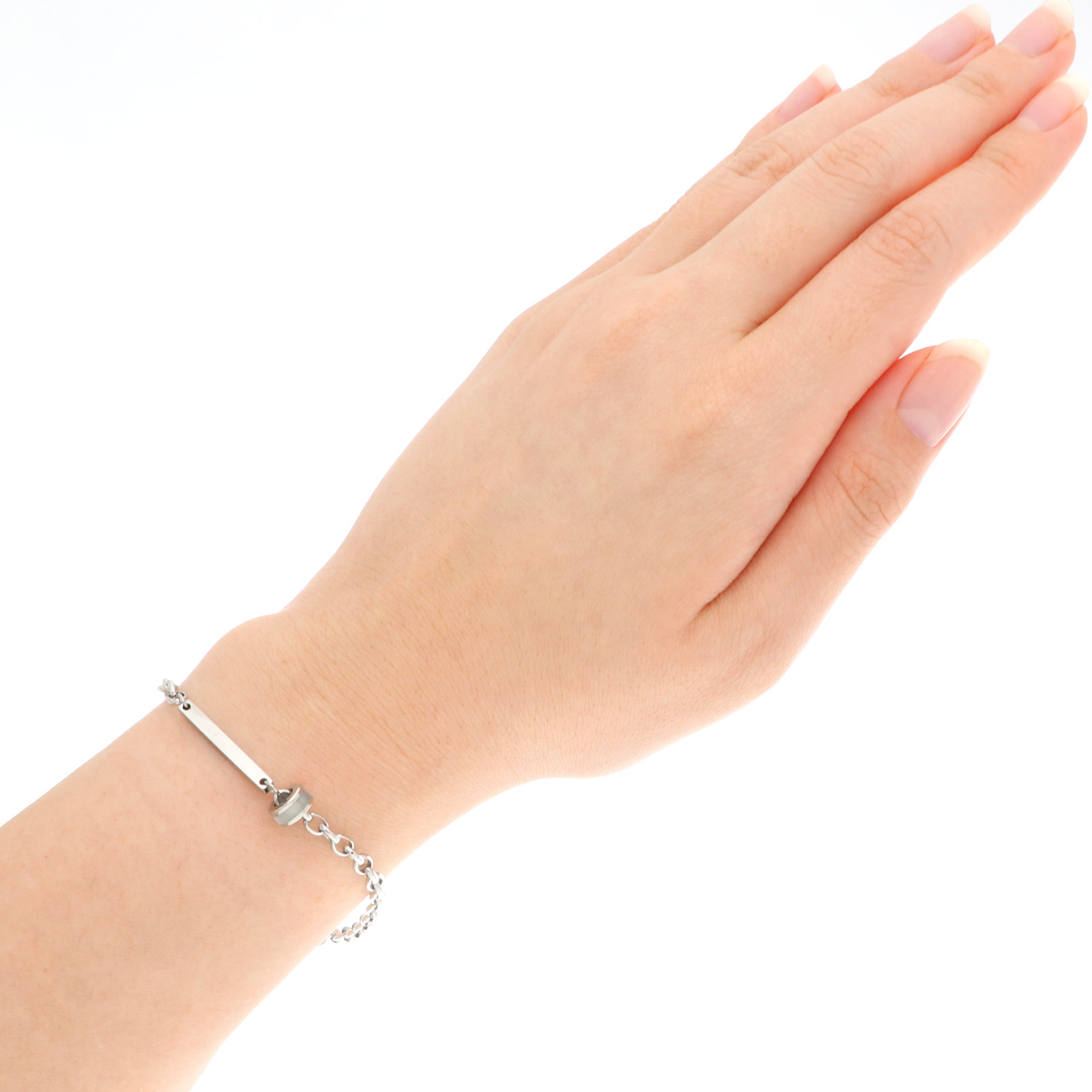 ステンレスペアブレスレット&アンクレット