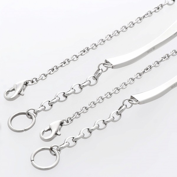 ステンレスペアブレスレット