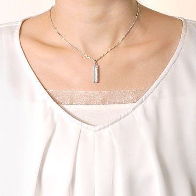 ステンレスペアネックレス