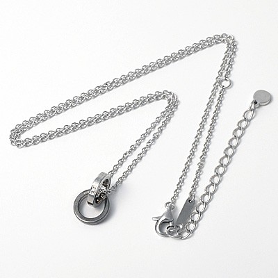 ステンレスペアネックレス