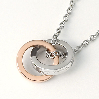 ステンレスペアネックレス