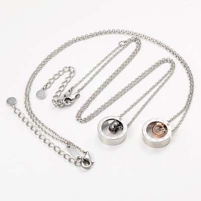 ステンレスペアネックレス