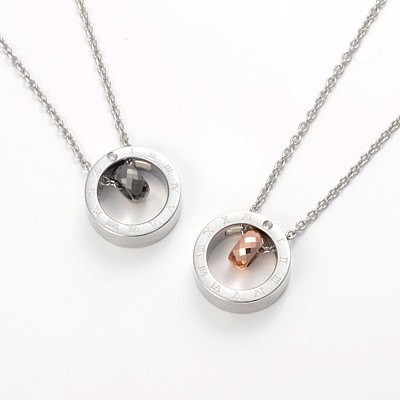 ステンレスペアネックレス