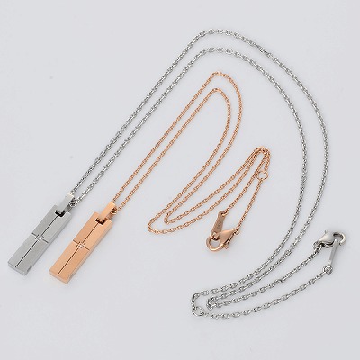 ステンレスペアネックレス