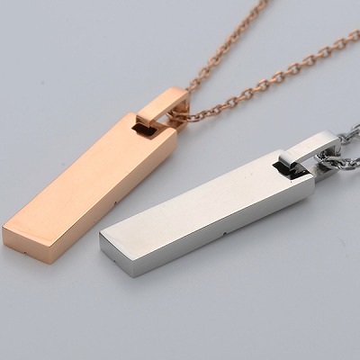 ステンレスペアネックレス