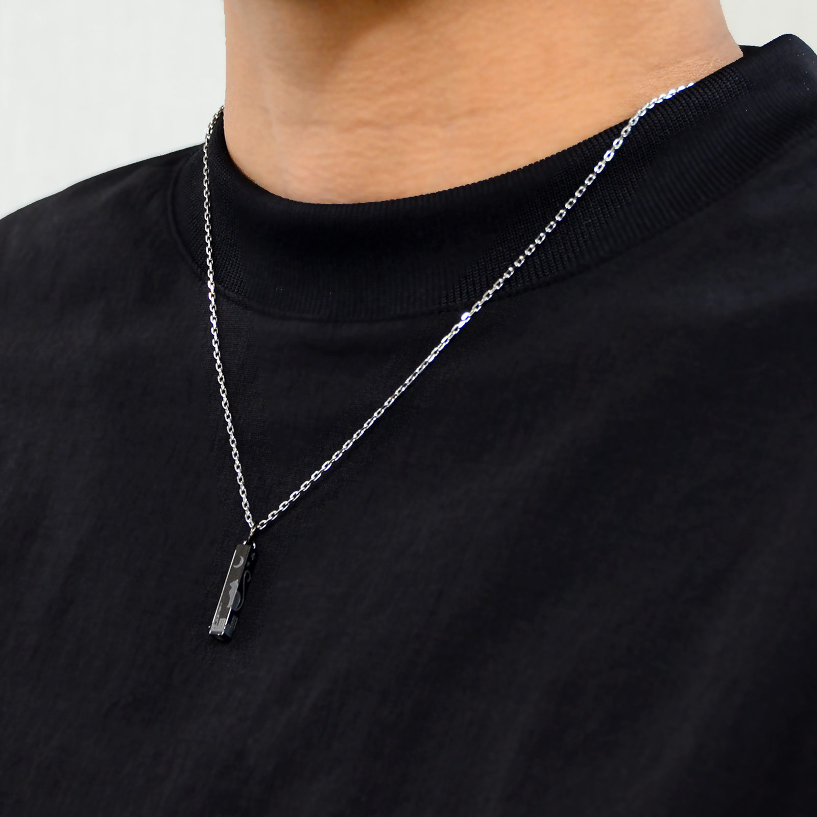 ステンレスペアネックレス