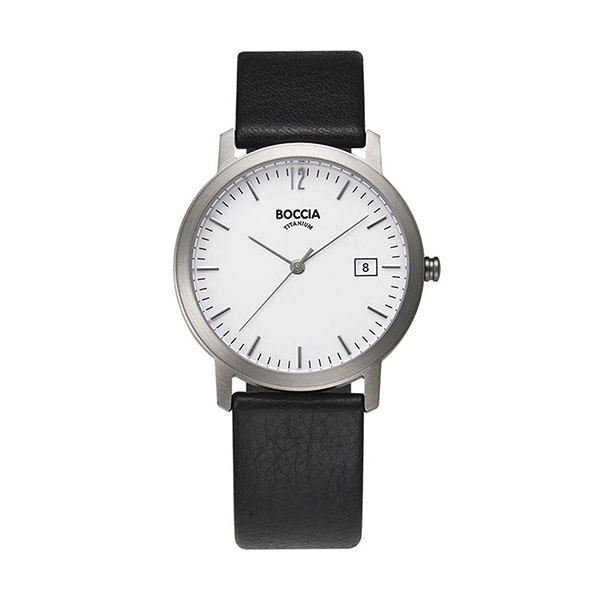 BOCCIA TITANIUM レザーウォッチ