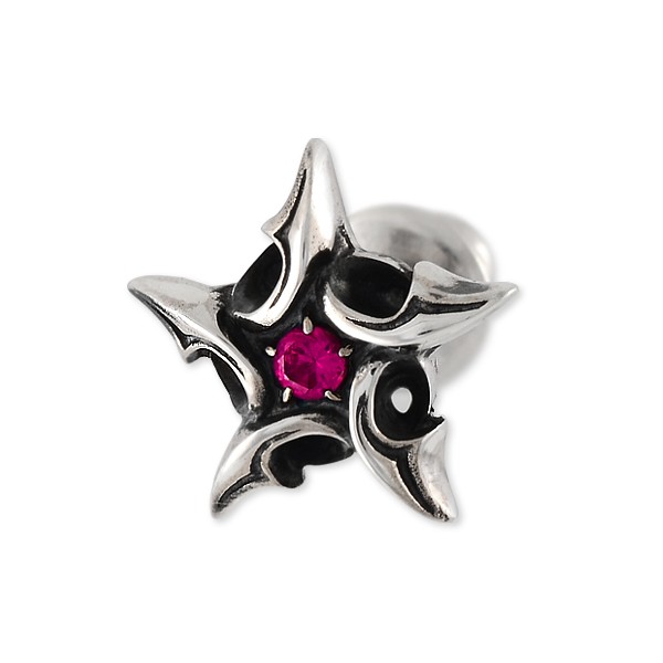 M'S COLLECTION シルバースタッドピアス(片耳用)