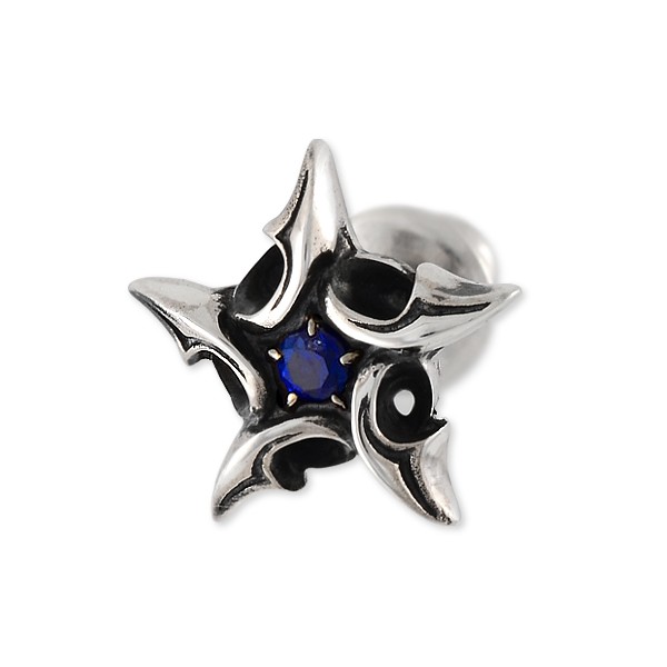 M'S COLLECTION シルバースタッドピアス(片耳用)