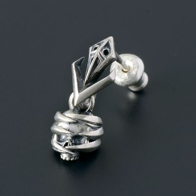 シルバースタッドピアス(片耳用)