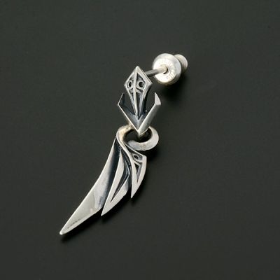 シルバースタッドピアス(片耳用)