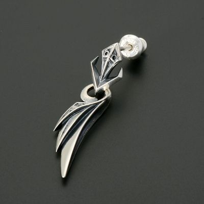 シルバースタッドピアス(片耳用)