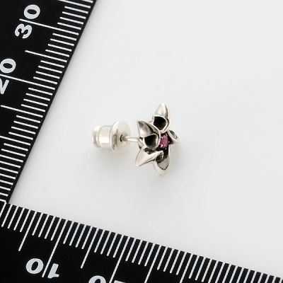 シルバースタッドピアス(片耳用)