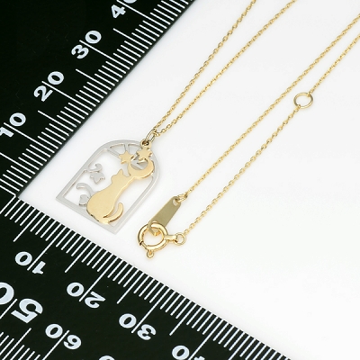 イエローゴールドネックレス