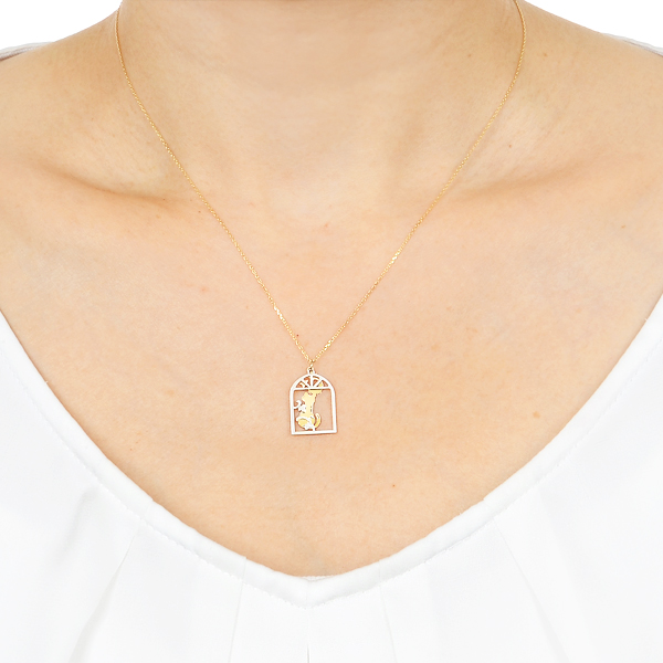 イエローゴールドネックレス