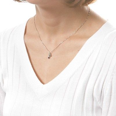 ホワイトゴールドネックレス