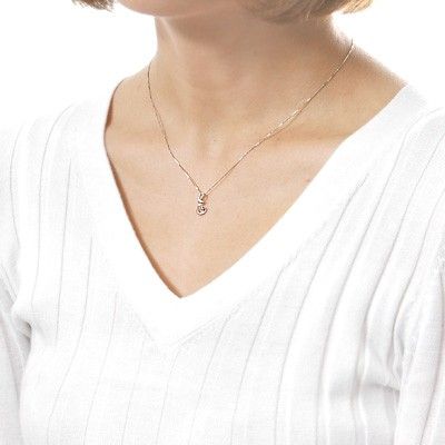 ホワイトゴールドネックレス