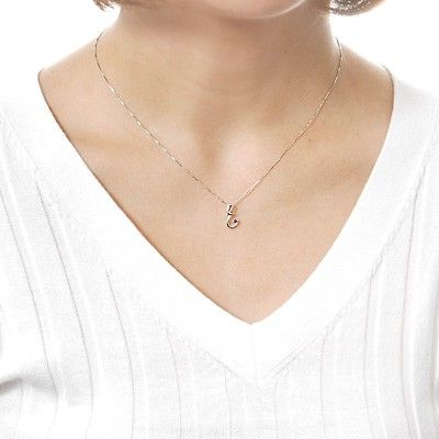 ホワイトゴールドネックレス