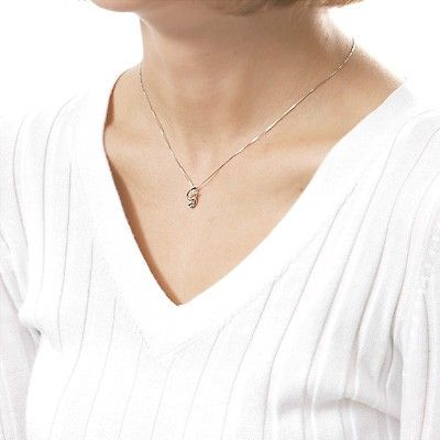 ホワイトゴールドネックレス