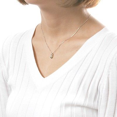 ホワイトゴールドネックレス