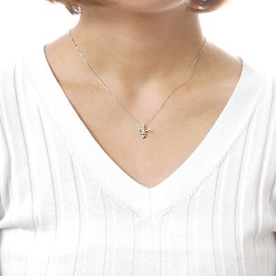 ホワイトゴールドネックレス