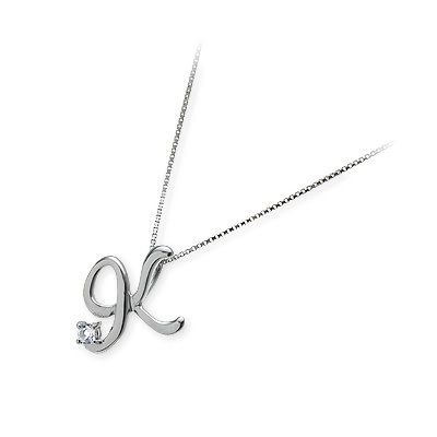 me. ホワイトゴールドネックレス