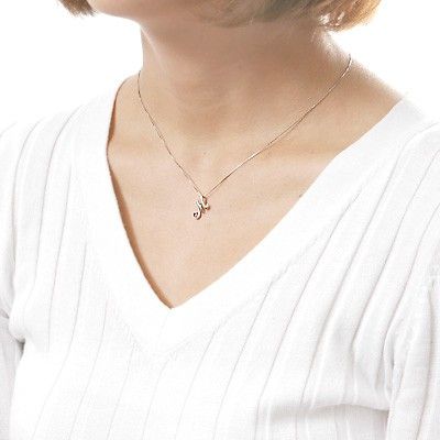 ホワイトゴールドネックレス