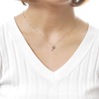 ホワイトゴールドネックレス