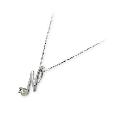 me. ホワイトゴールドネックレス