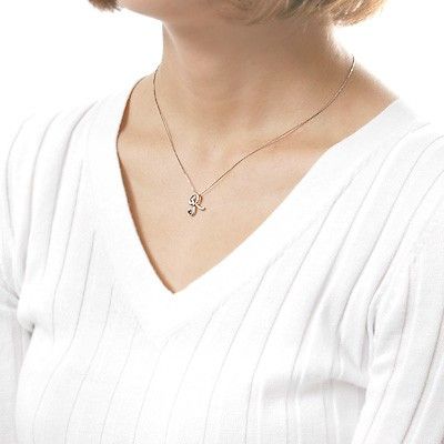 ホワイトゴールドネックレス