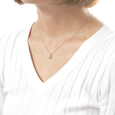 ホワイトゴールドネックレス