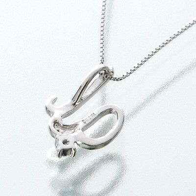 ホワイトゴールドネックレス