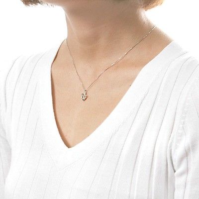 ホワイトゴールドネックレス