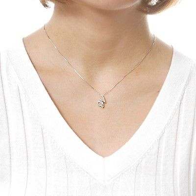 ホワイトゴールドネックレス