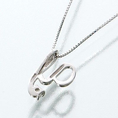 ホワイトゴールドネックレス