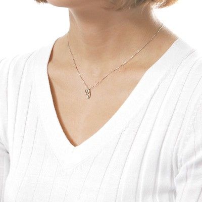 ホワイトゴールドネックレス