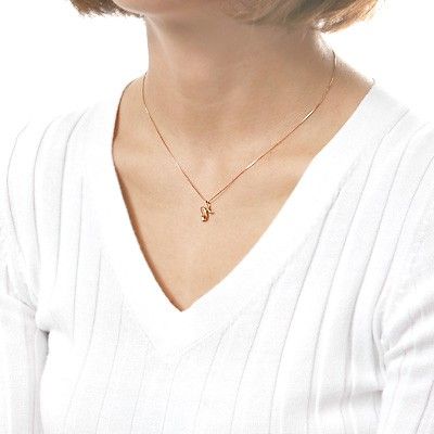 ピンクゴールドネックレス