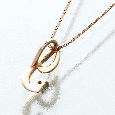 ピンクゴールドネックレス