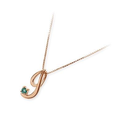 me. ピンクゴールドネックレス