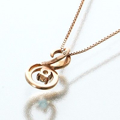 ピンクゴールドネックレス