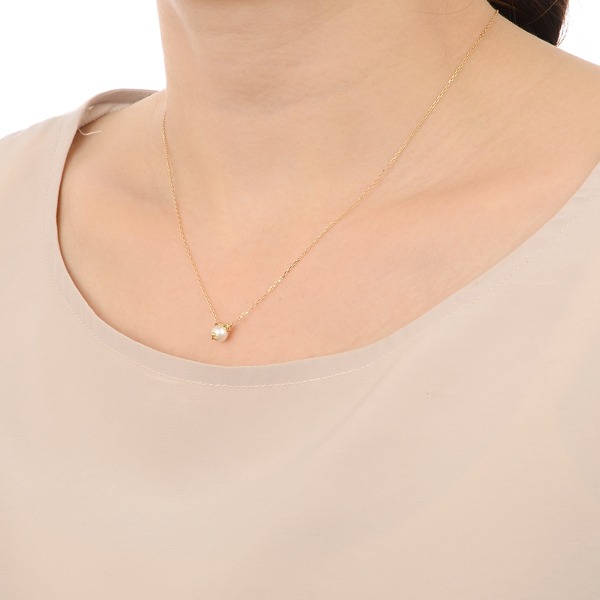 イエローゴールドネックレス